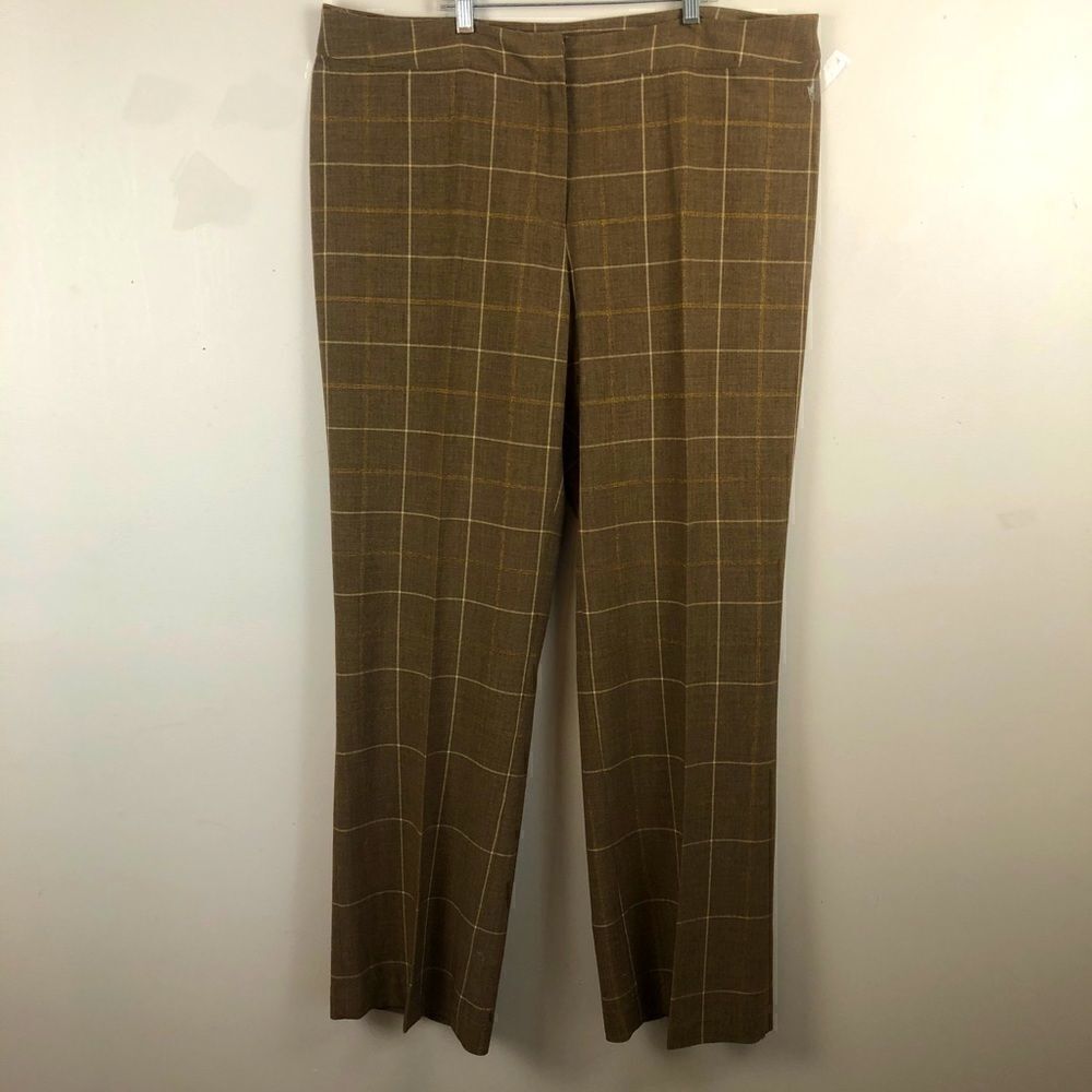 Apostrophe Brown Plaid Trousers